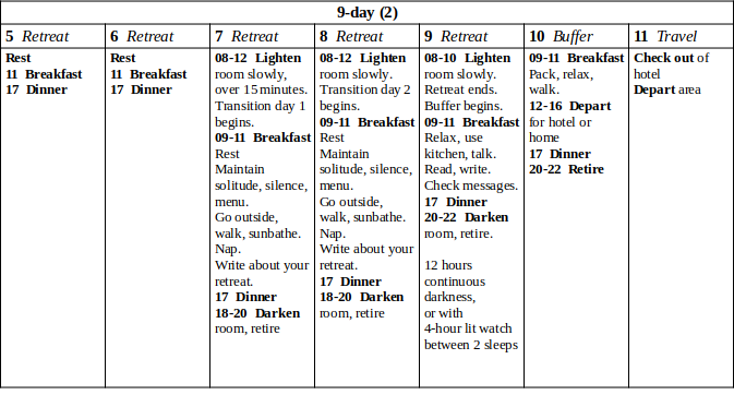 plan: 9-day2 schedule